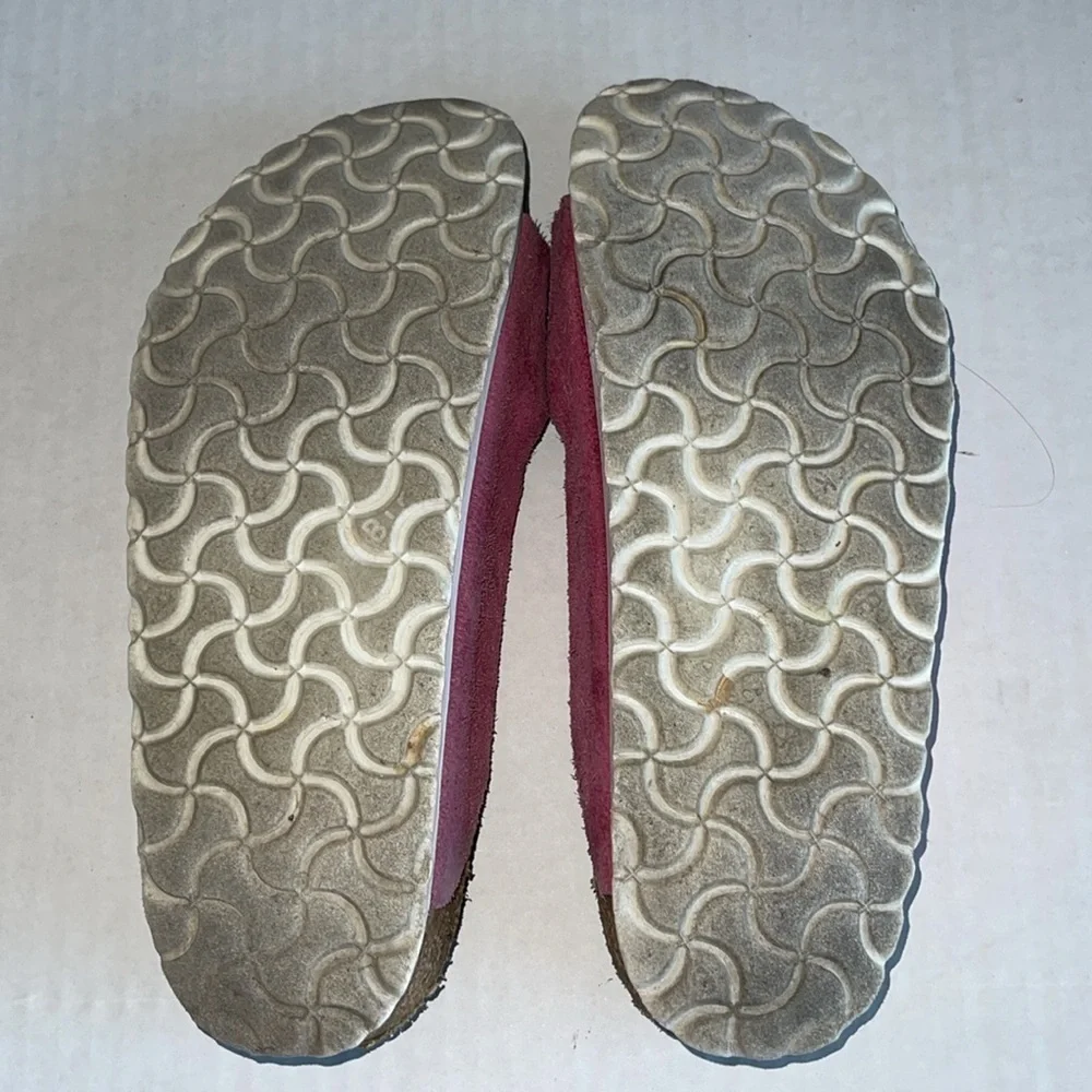 Birkenstock Pink Suede Arizona Sandals
